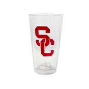 USC Trojans SC Interlock 16oz Pint Glass